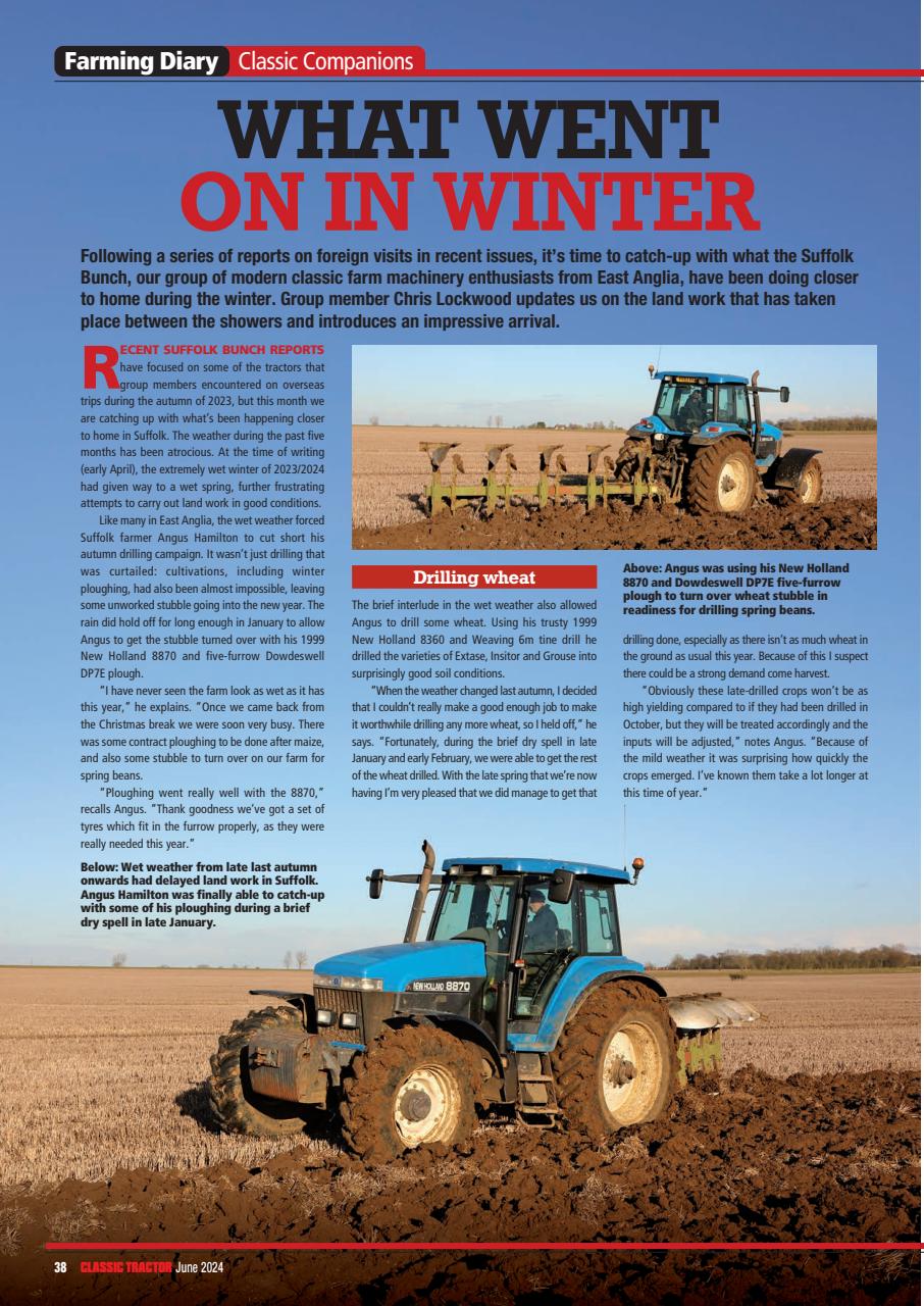 Classic Tractor Preview Pages