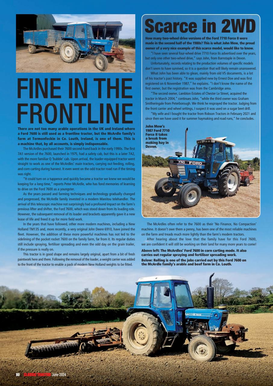 Classic Tractor Preview Pages