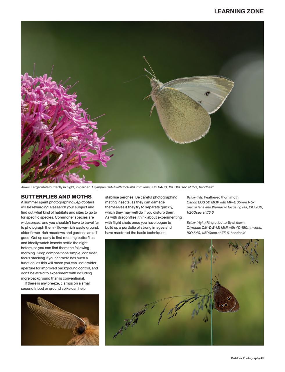 Outdoor Photography Preview Pages