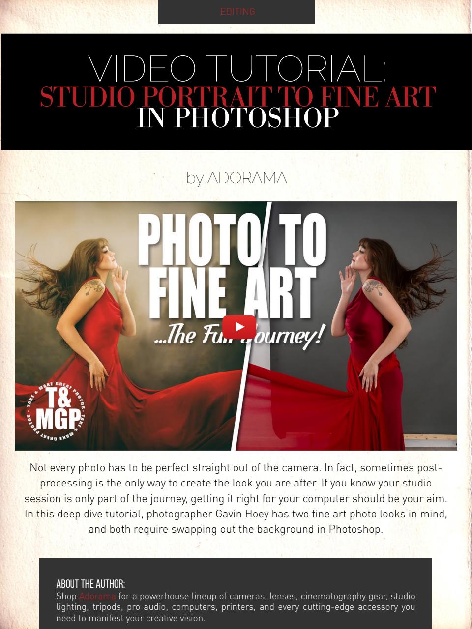 Photography Masterclass Magazine Preview Pages