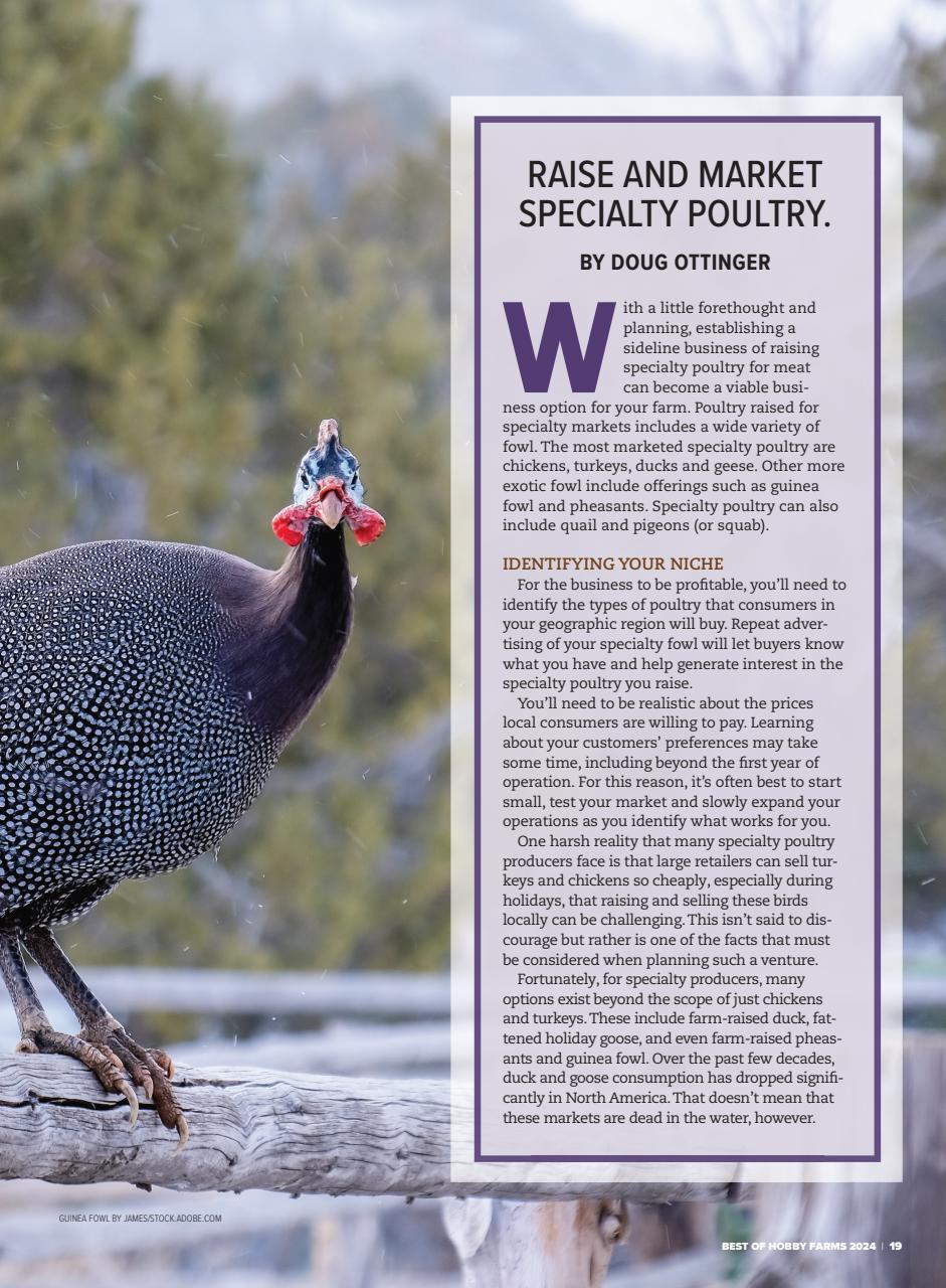 Hobby Farms Magazine Preview Pages