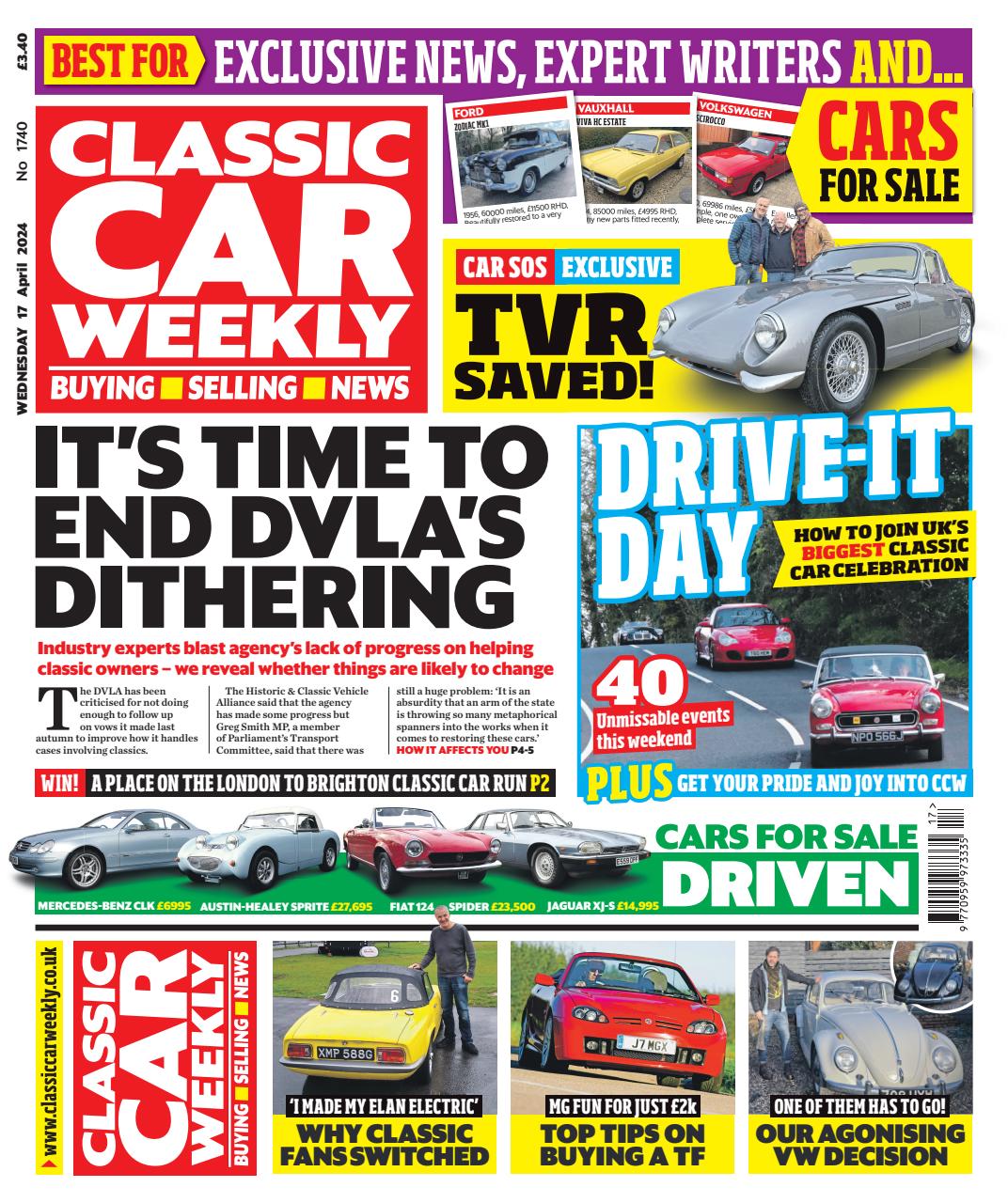Classic Car Weekly Preview Pages