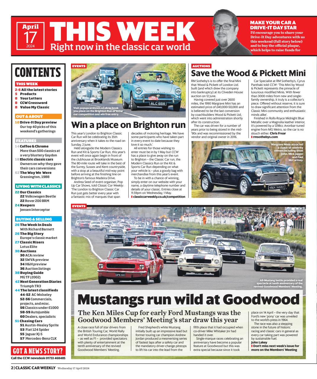 Classic Car Weekly Preview Pages