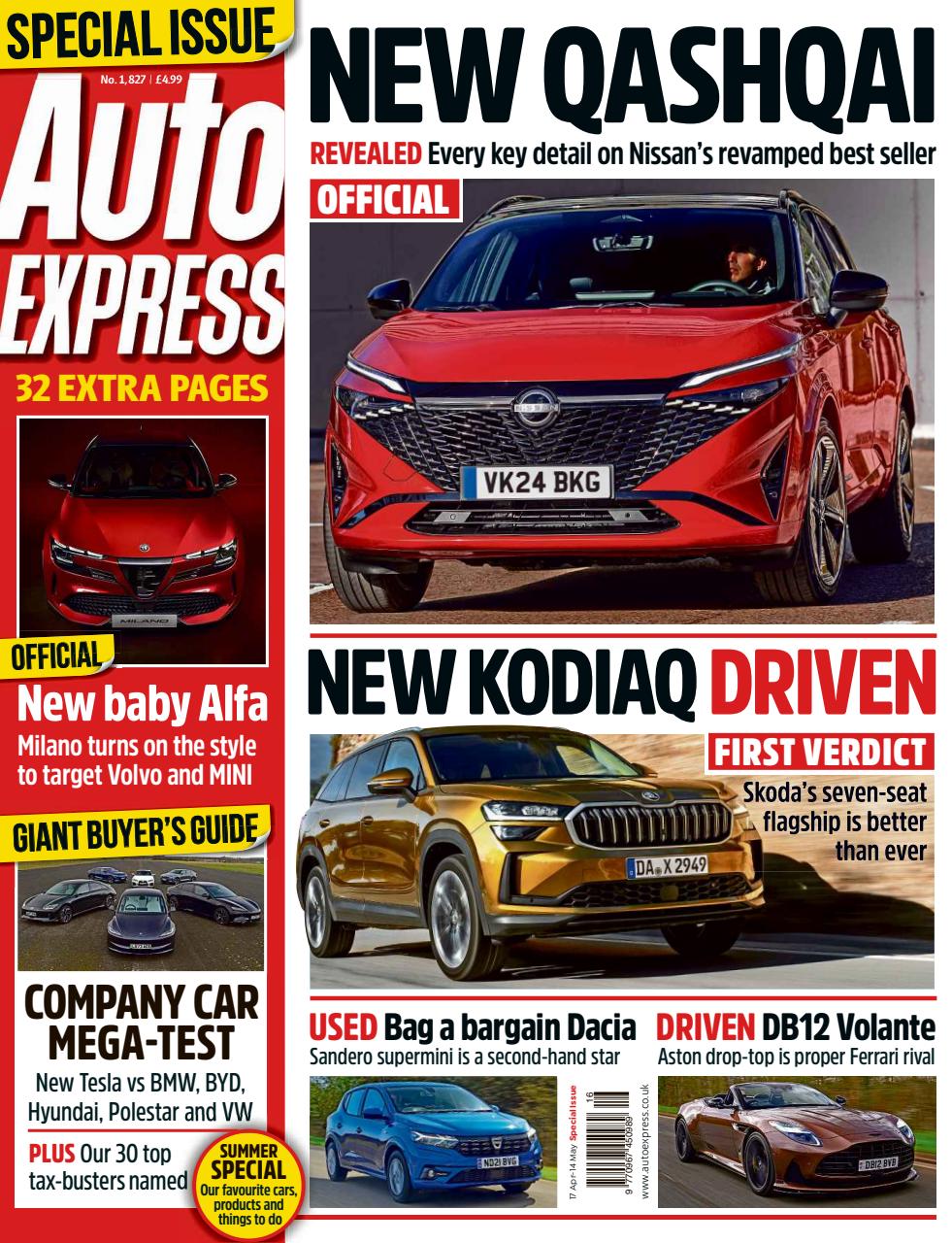 Auto Express Preview Pages