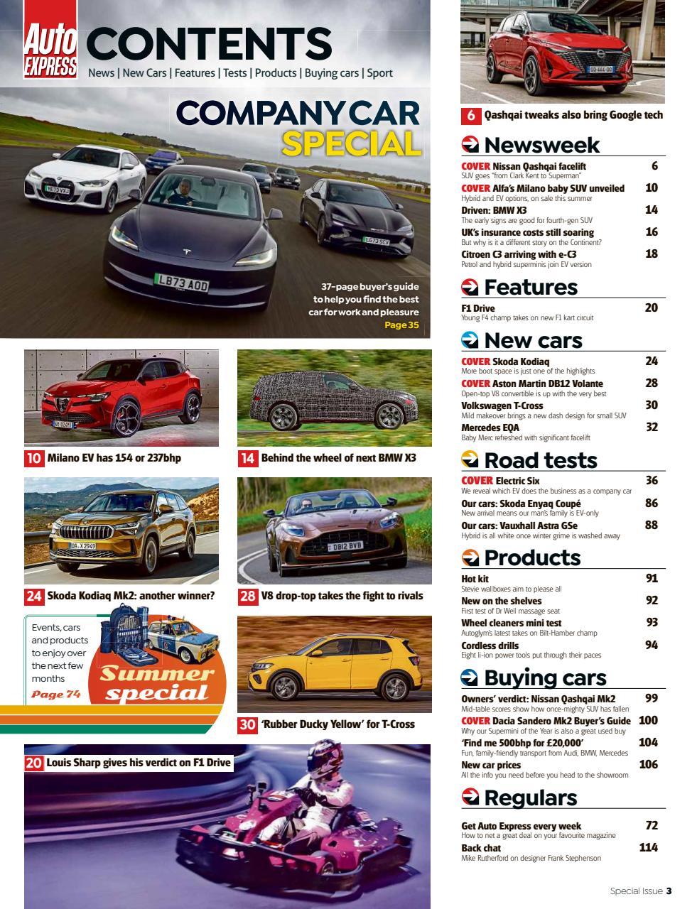 Auto Express Preview Pages
