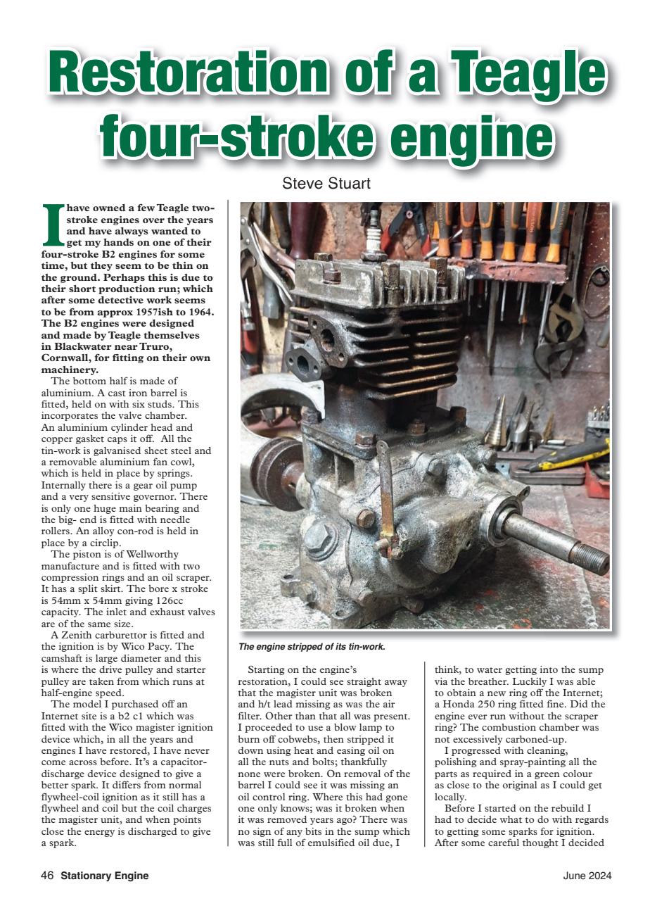 Stationary Engine Preview Pages