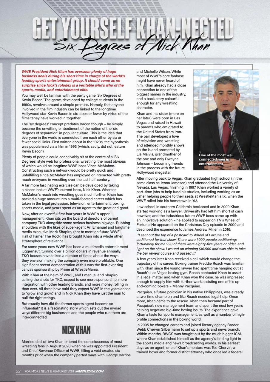 Wrestletalk Magazine Preview Pages