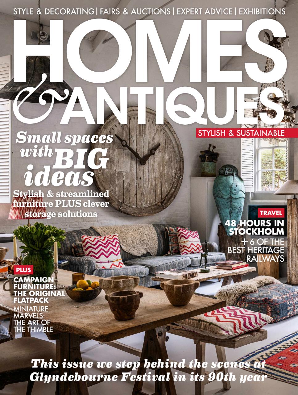 Homes & Antiques Magazine Preview Pages
