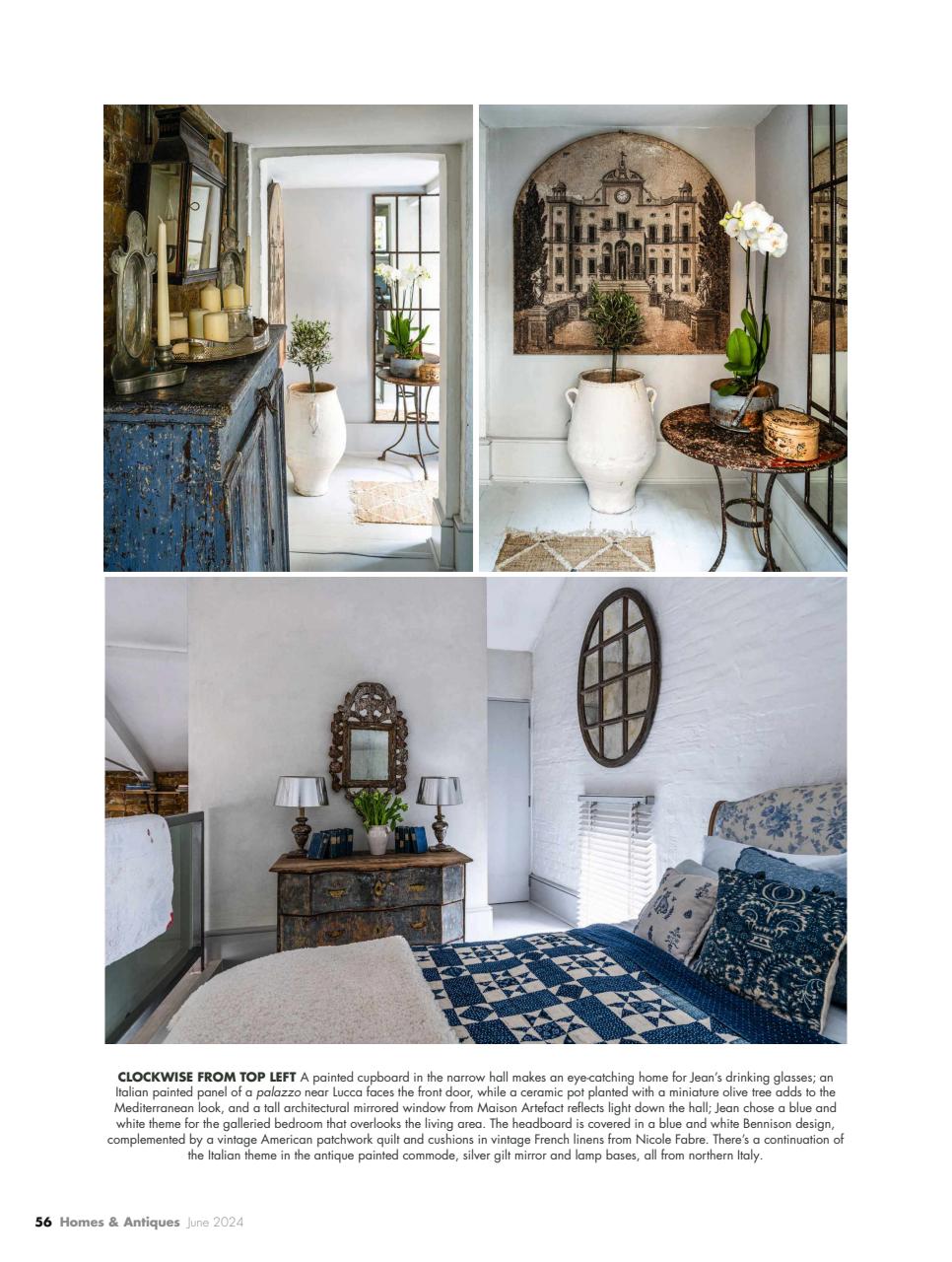 Homes & Antiques Magazine Preview Pages