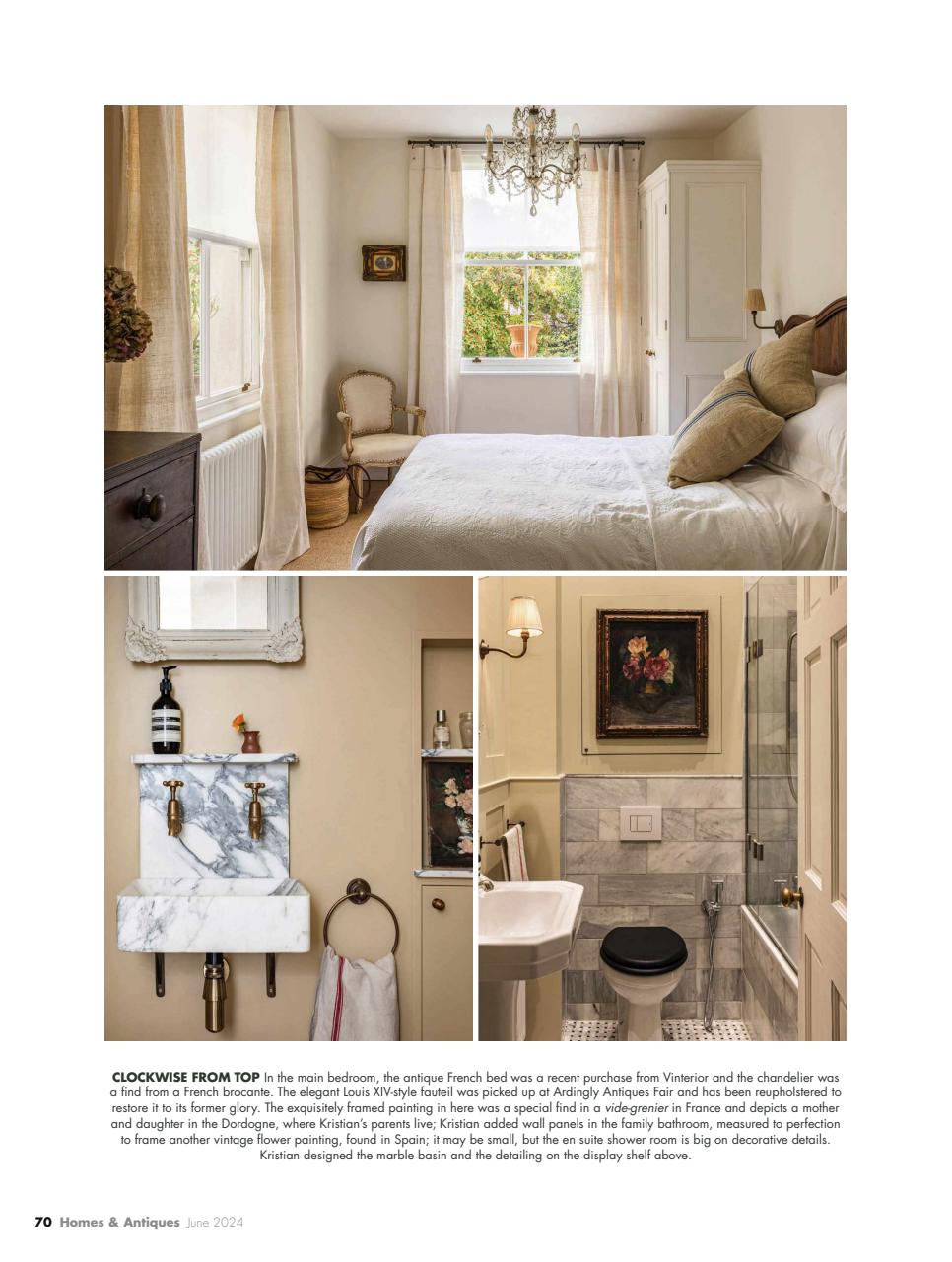 Homes & Antiques Magazine Preview Pages