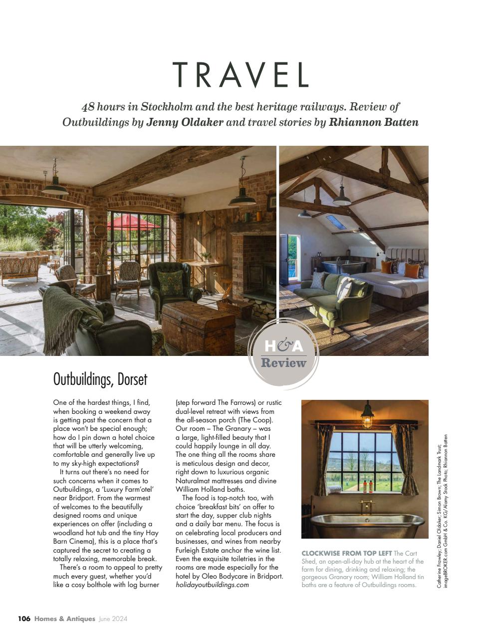 Homes & Antiques Magazine Preview Pages
