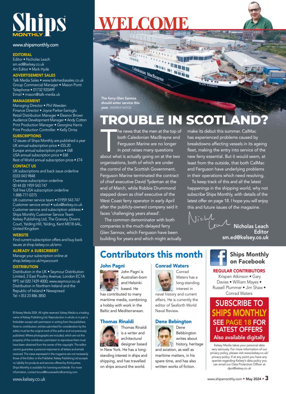 Ships Monthly Preview Pages