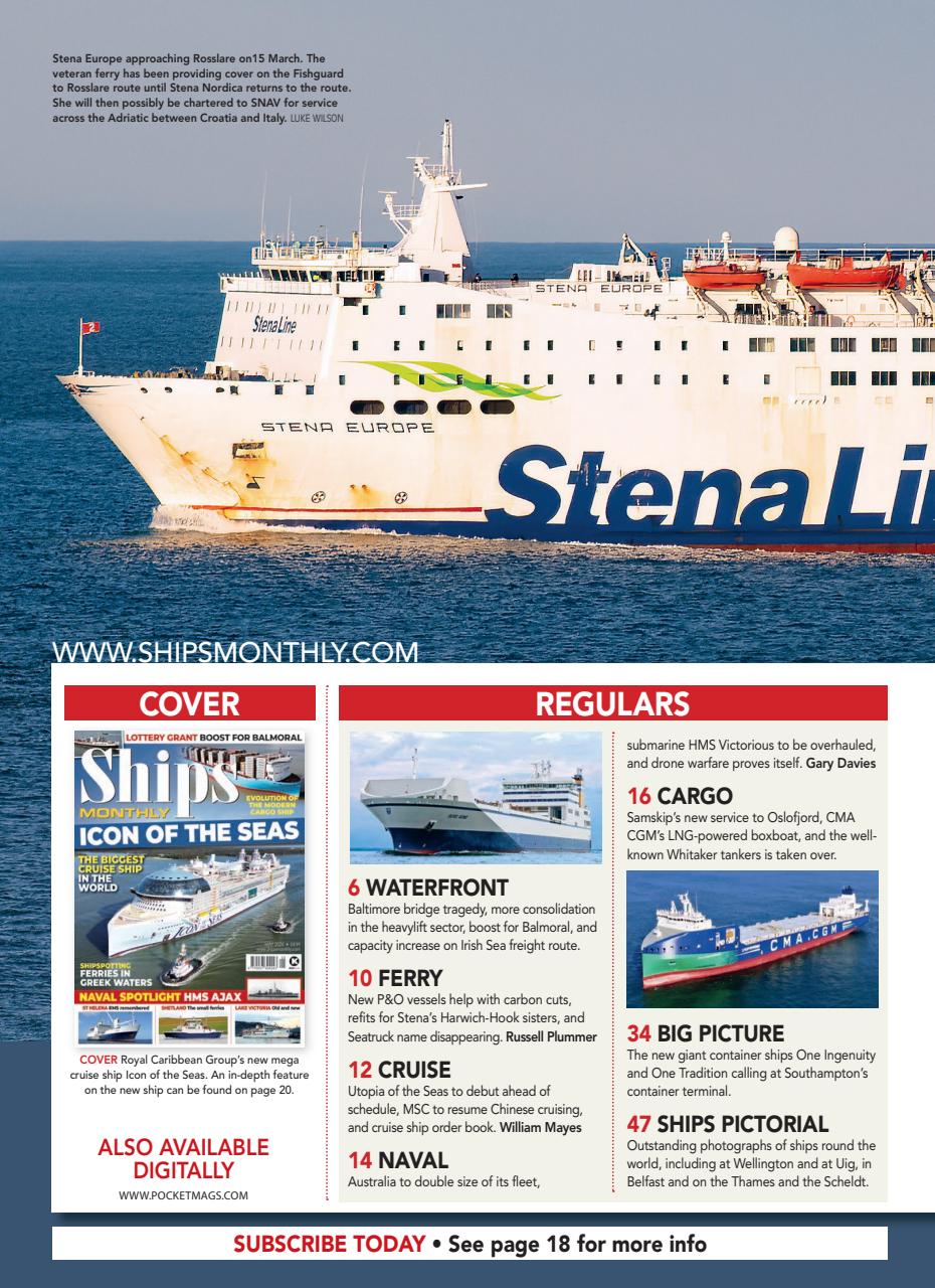 Ships Monthly Preview Pages