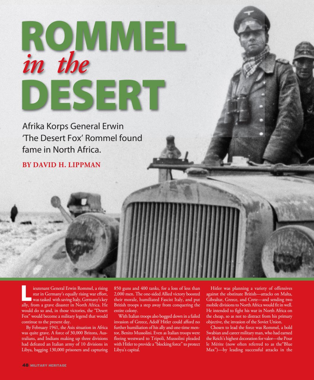 Military Heritage Preview Pages