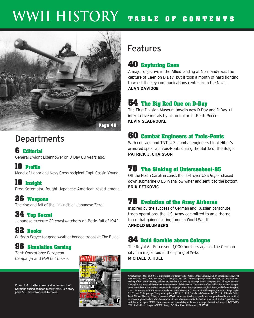 WW2 History Magazine Preview Pages