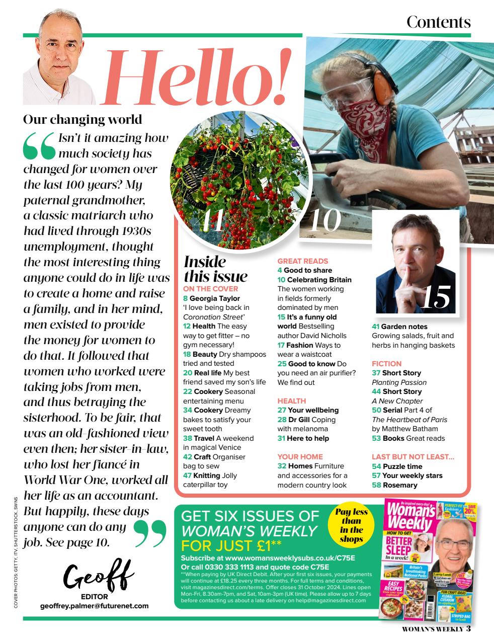 Woman's Weekly Preview Pages