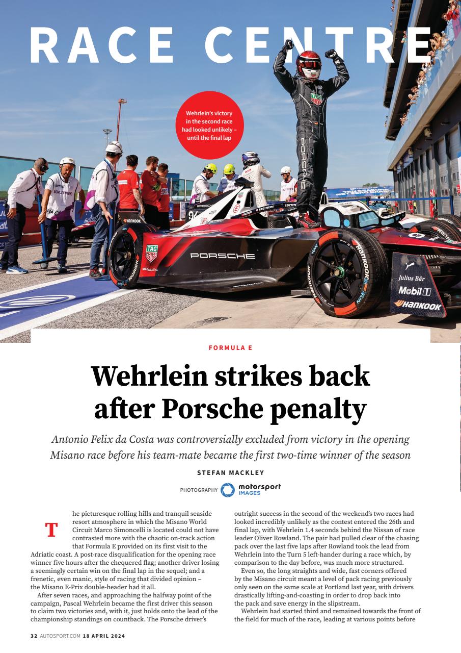 Autosport Preview Pages