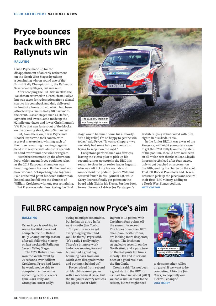 Autosport Preview Pages