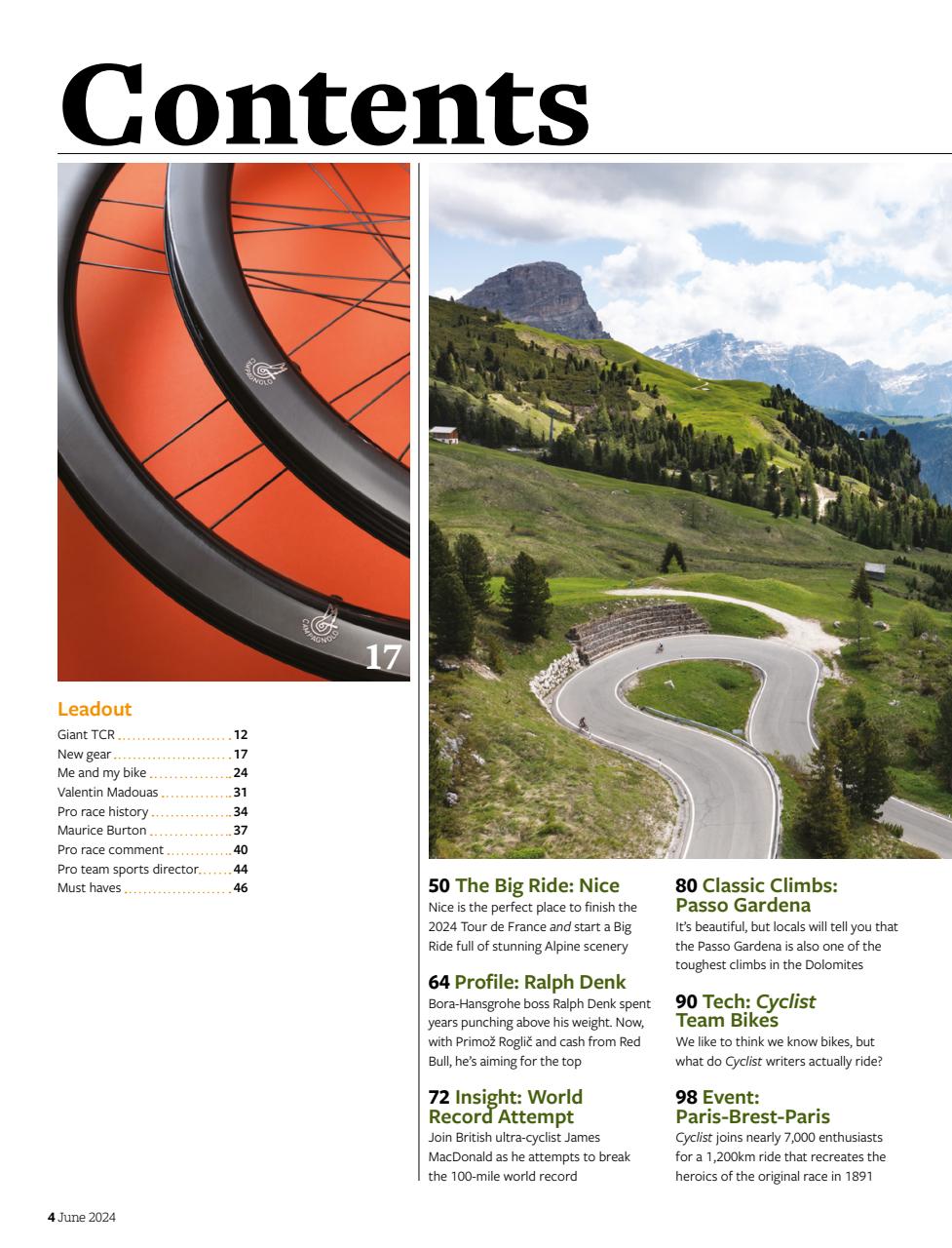 Cyclist Preview Pages