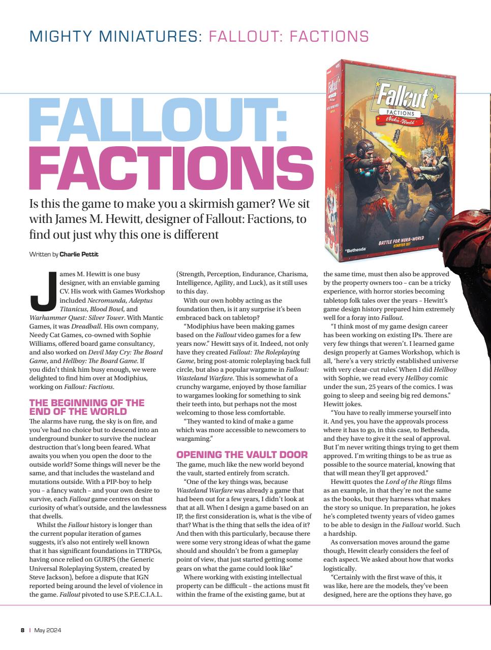 Tabletop Gaming Preview Pages