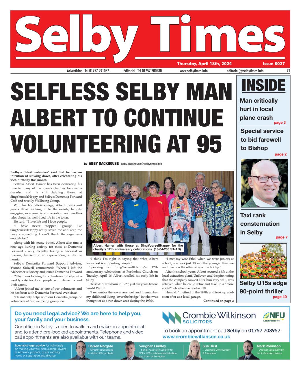 Selby Times Preview Pages