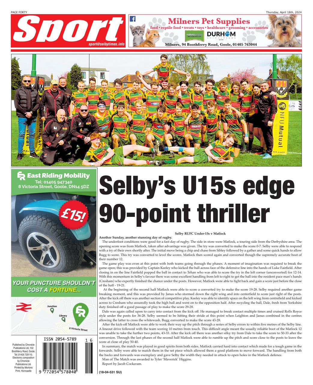 Selby Times Preview Pages