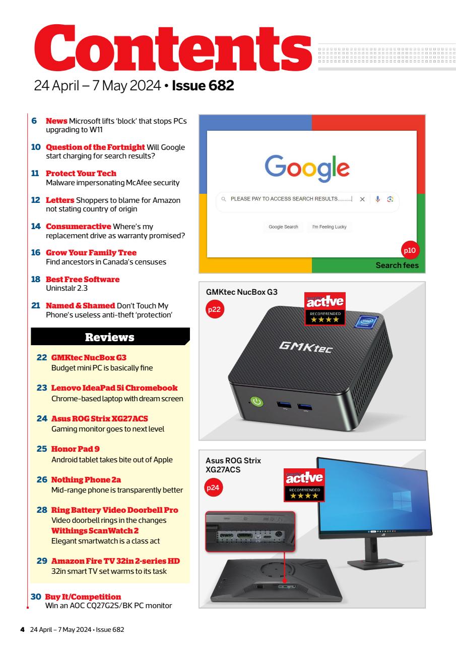 Computer Active Preview Pages