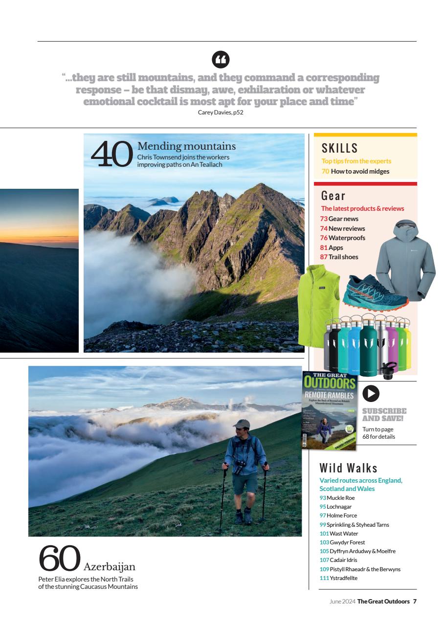 TGO - The Great Outdoors Magazine Preview Pages