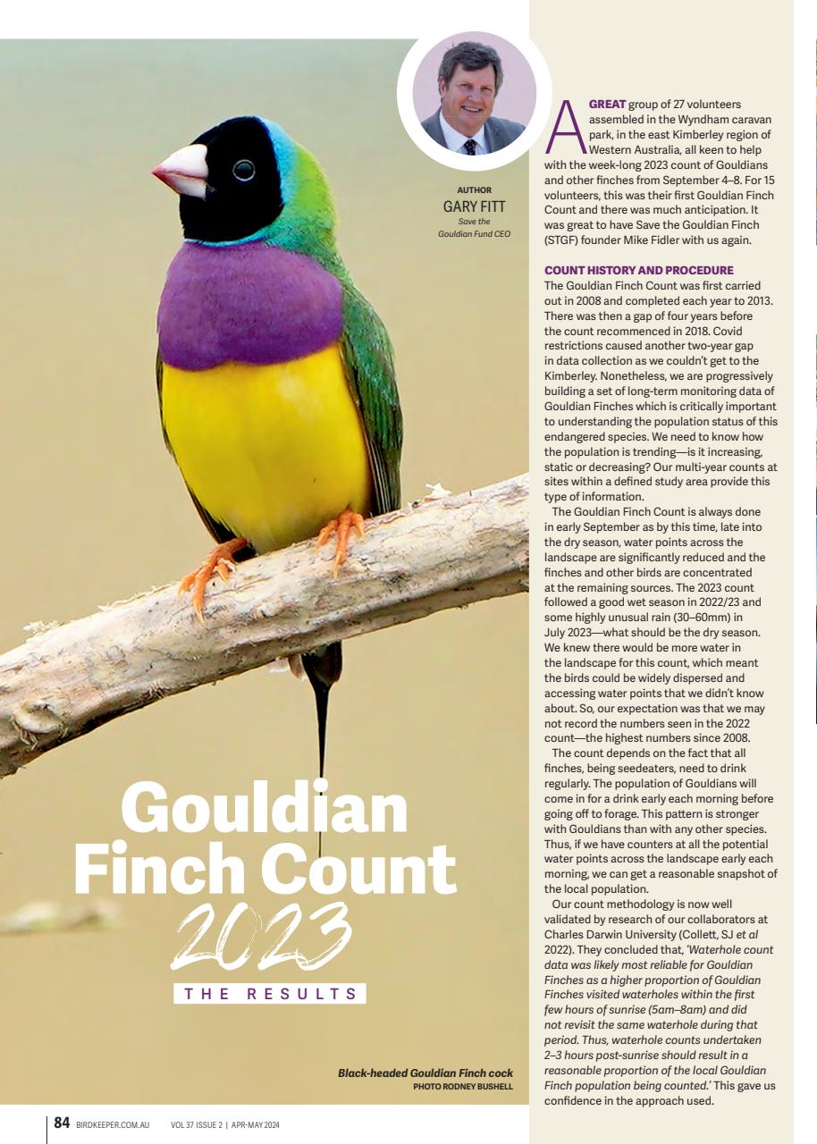 Australian Birdkeeper Magazine Preview Pages