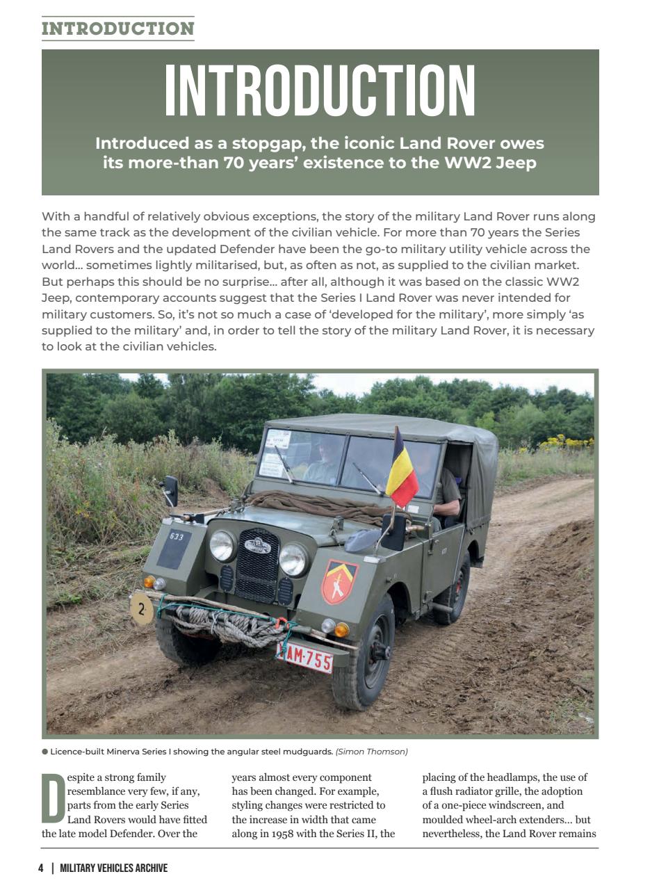 Military Vehicles Archive Preview Pages