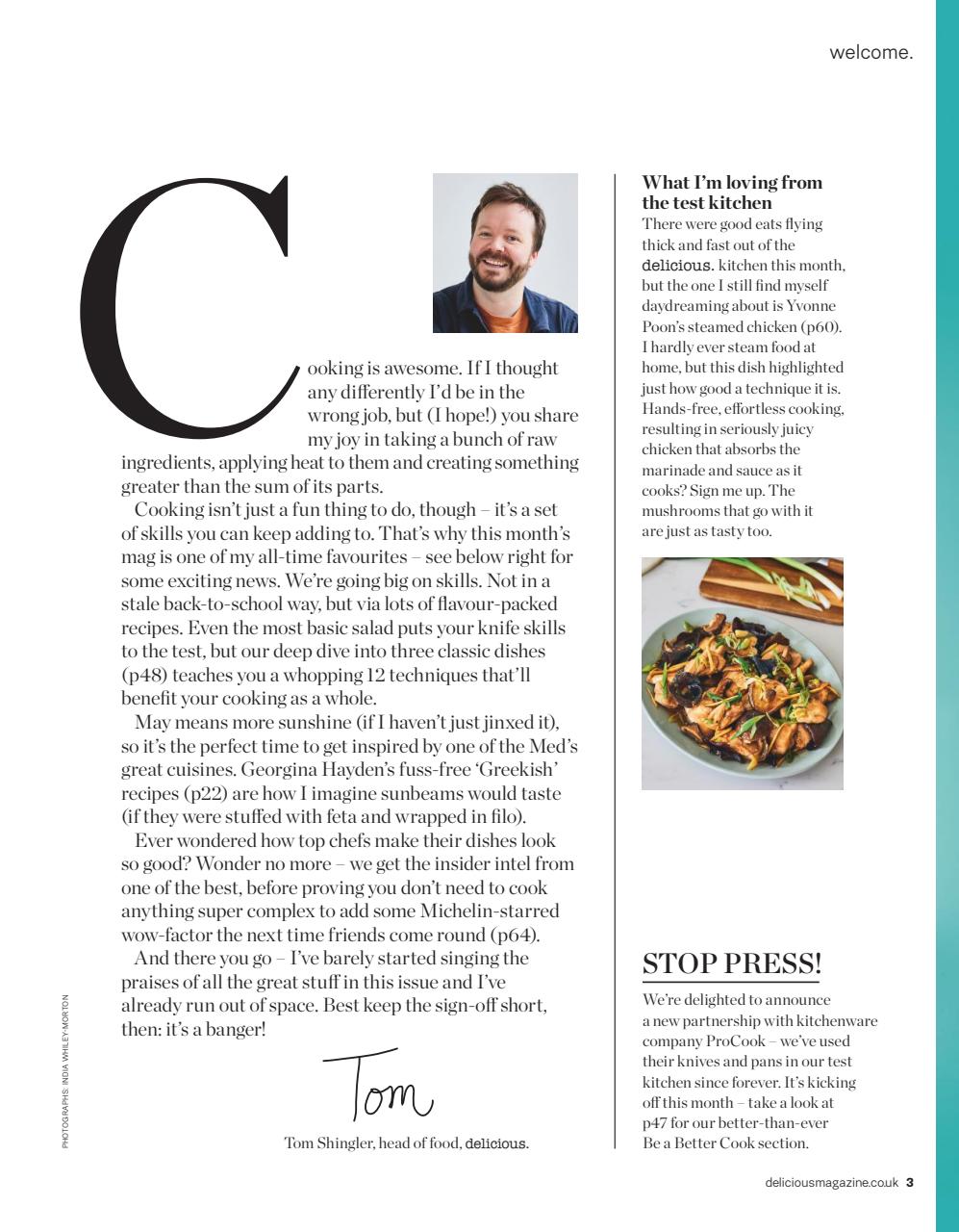 delicious. Magazine Preview Pages