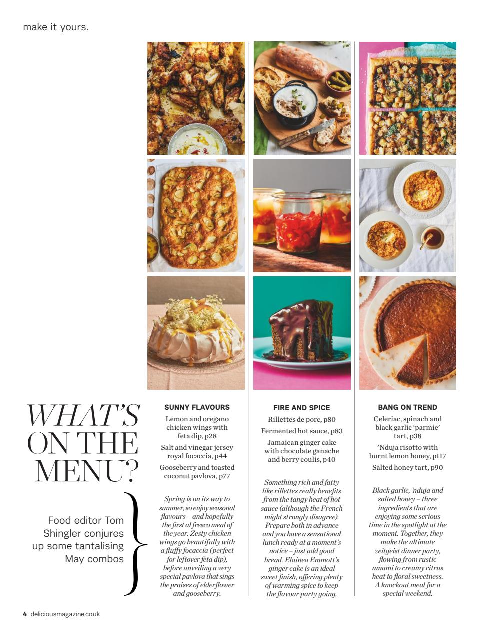 delicious. Magazine Preview Pages