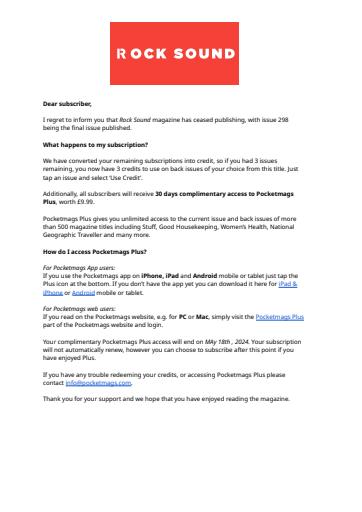 Rock Sound Magazine issue 