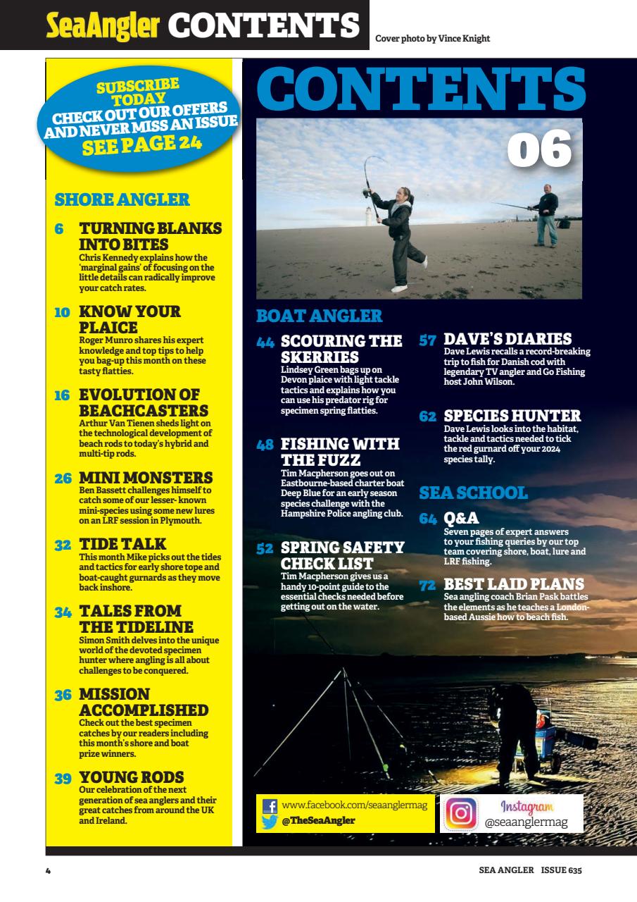 Sea Angler Preview Pages