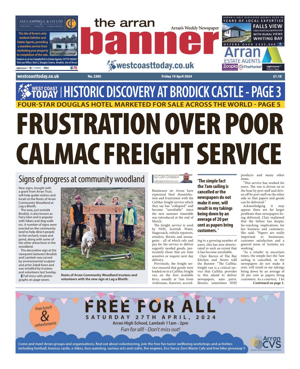 Arran Banner Preview Pages