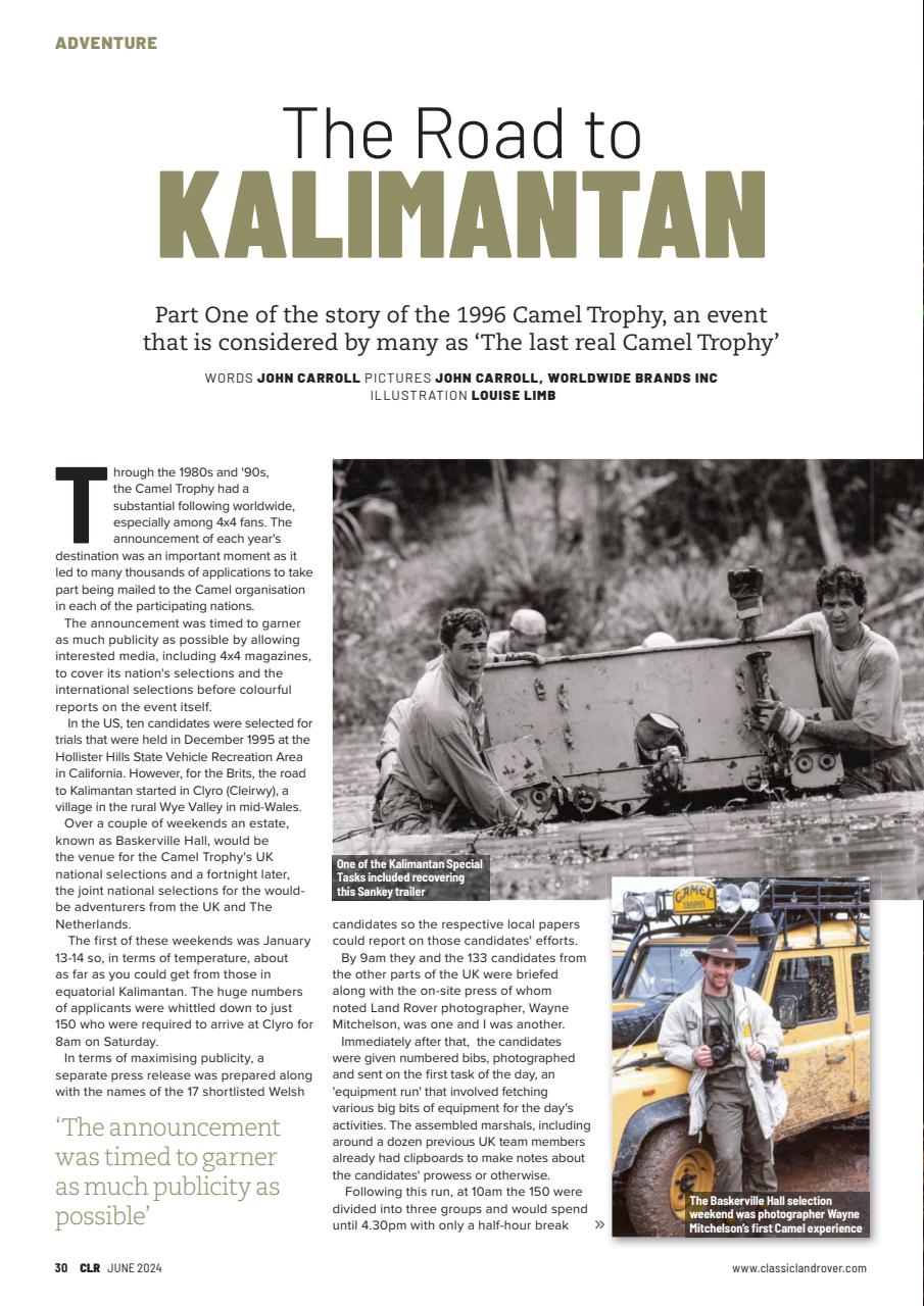 Classic Land Rover Magazine Preview Pages