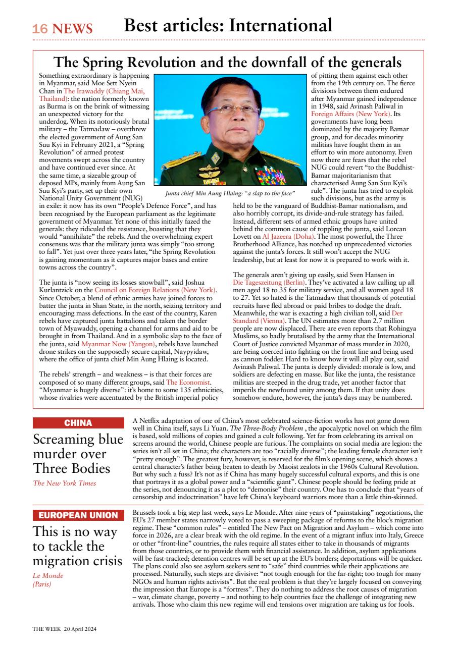 The Week Preview Pages