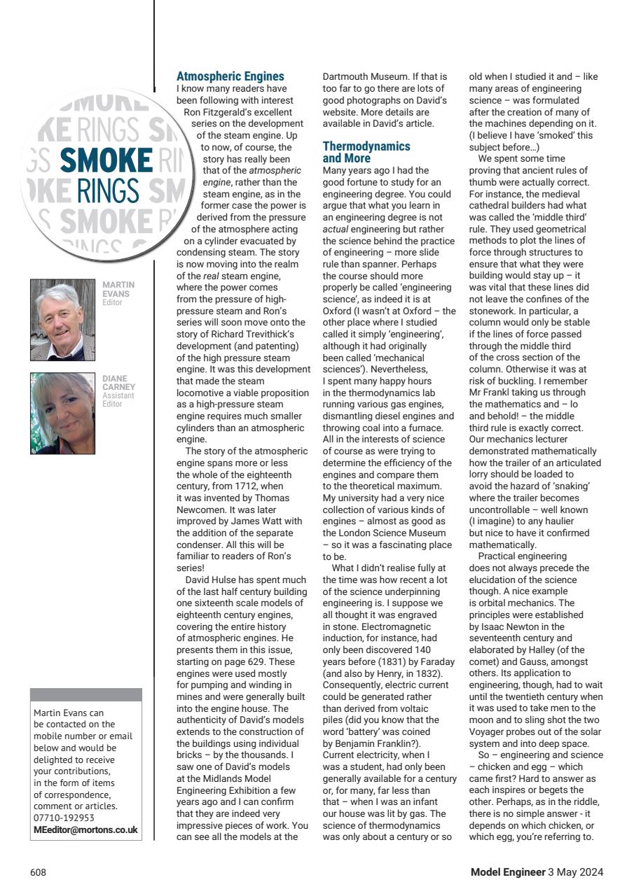 Model Engineer Preview Pages