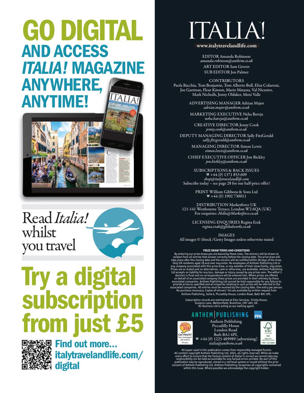 Italia! Preview Pages