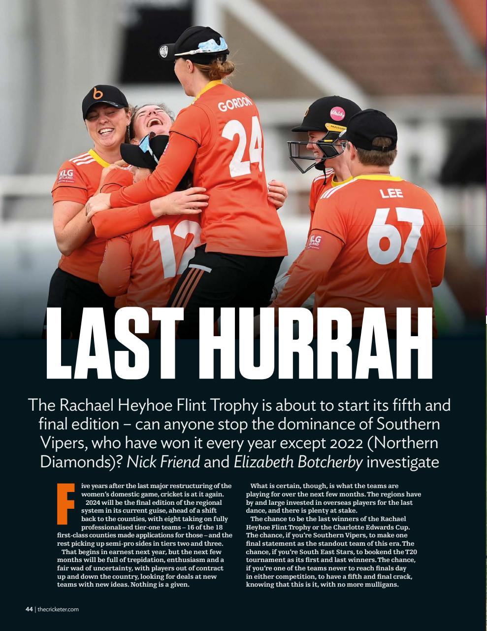 The Cricketer Magazine Preview Pages