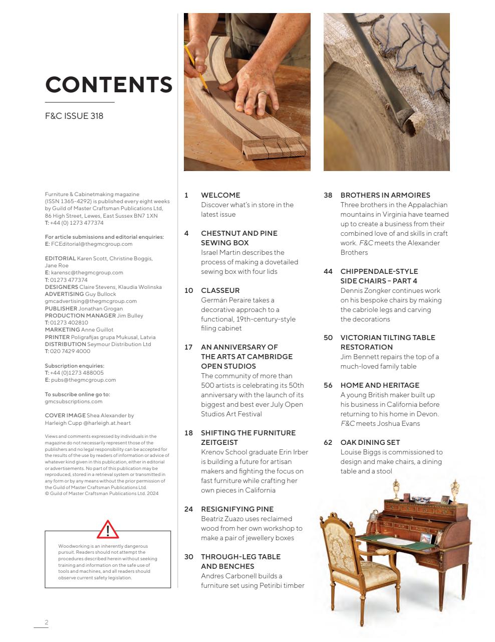 Furniture & Cabinetmaking Preview Pages