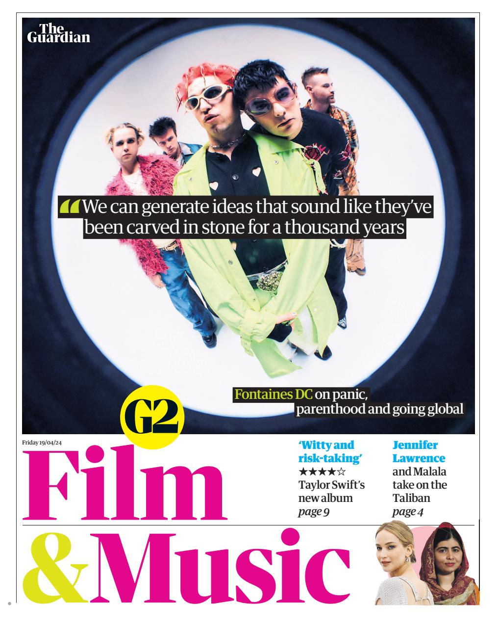 The Guardian Newspaper Preview Pages