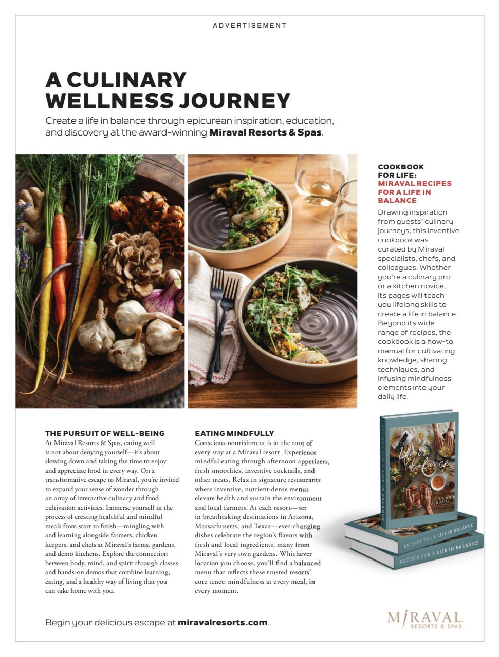 Food & Wine Preview Pages