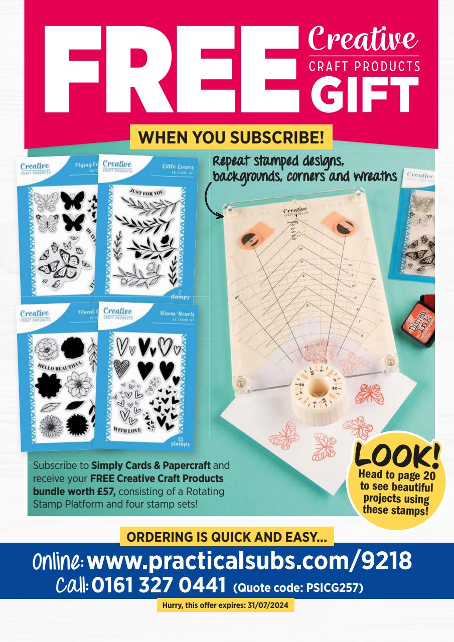 Simply Cards & Papercraft Preview Pages