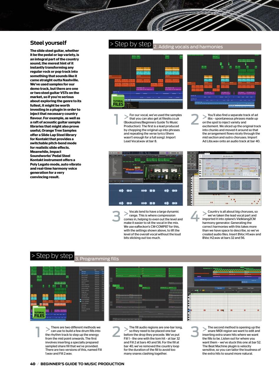 Music Resource Guide Output Examples Music Magazine - Beginner's Guide to Music Production Fourth Edition ...