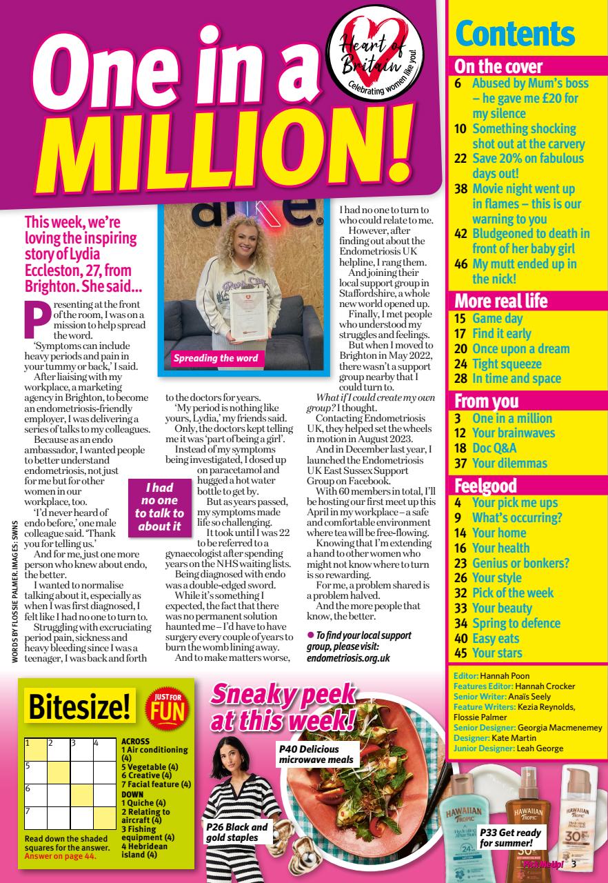 Pick Me Up Preview Pages