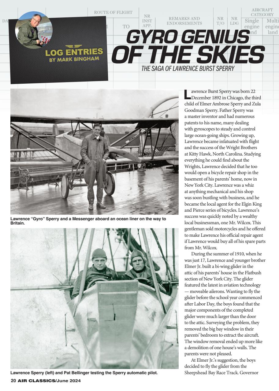 Air Classics - Where History Flies Preview Pages
