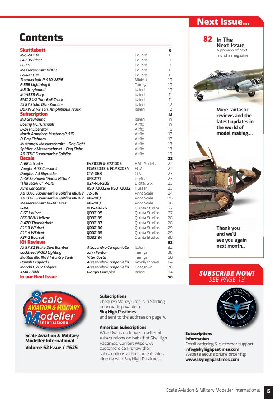 Scale Aviation and Military Modeller International (M) Preview Pages