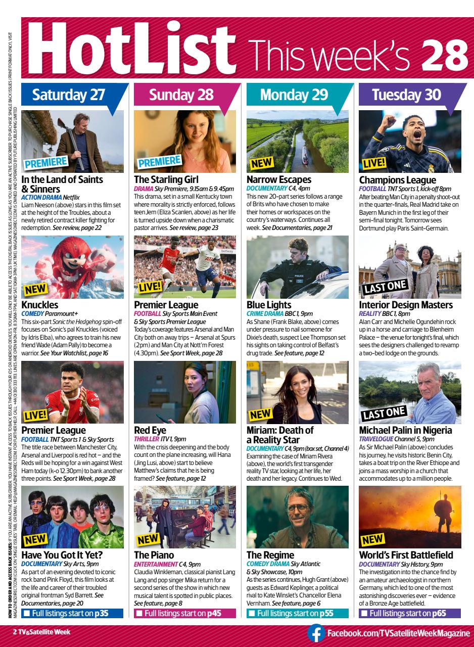 TV & Satellite Week Preview Pages