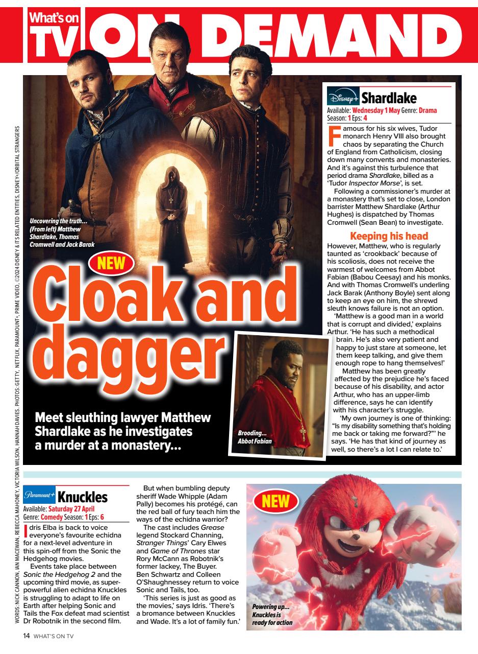 What's on TV Preview Pages